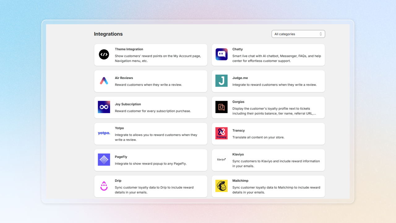 Integrations